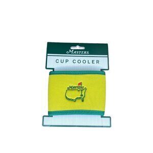 2024 Masters Yellow Cup Cooler Koozie Augusta National Golf Tournament NEW